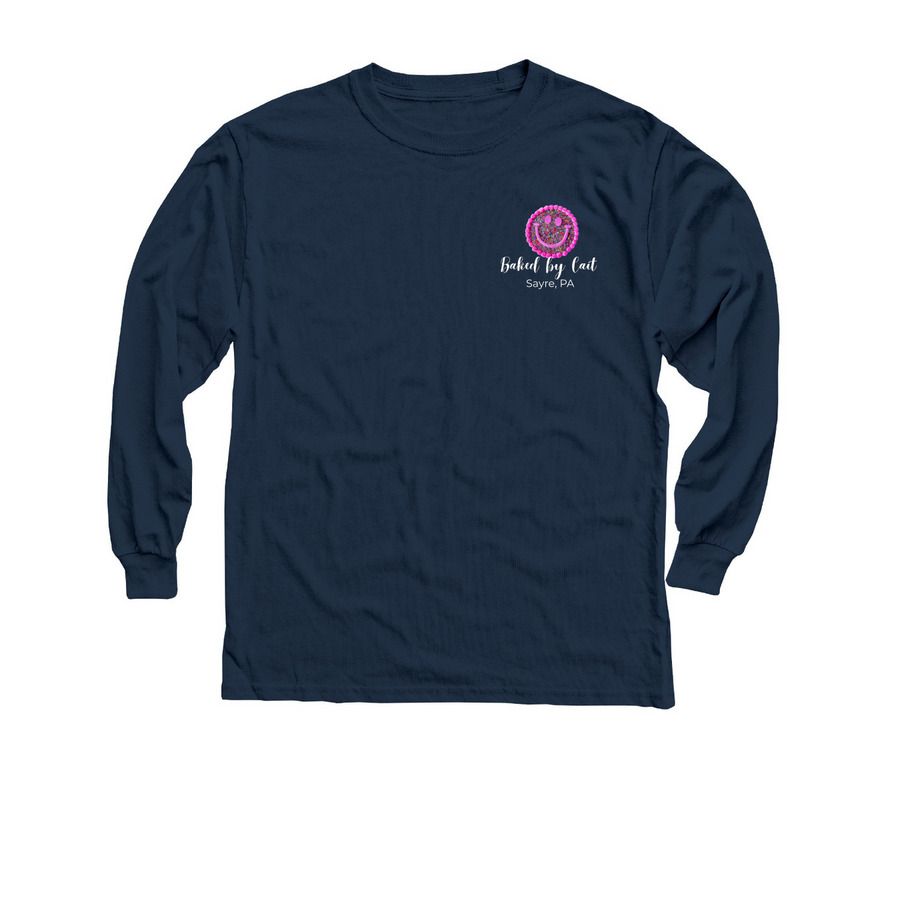 Youth, a Navy Youth Long Sleeve Tee