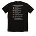 Darker Colors, a Solid Black Blend Premium Unisex Tee (back-view)