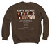 Earth District SotR 2026, a Dark Chocolate Crewneck Sweatshirt (back-view)