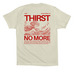 Satisfied - Tan, a Natural Premium Cotton Tee (back-view)