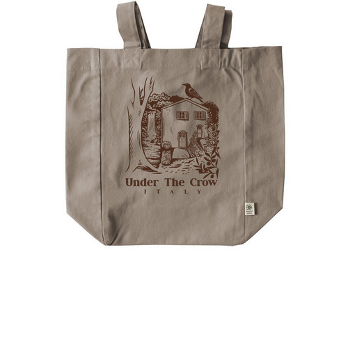 Under The Crow, a Pumice Recycled Cotton Tote Bag