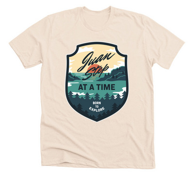 2022 Juan Step at a Time, a Heather Soft Cream Premium Unisex Tee