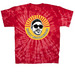 Tie Dye Sunburst Logo, a Red Classic Tie Dye Tee