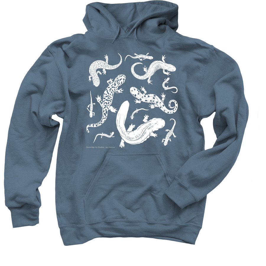 Salamander Hoodie - Additional Colors&nbsp;, a Indigo Pullover Hoodie