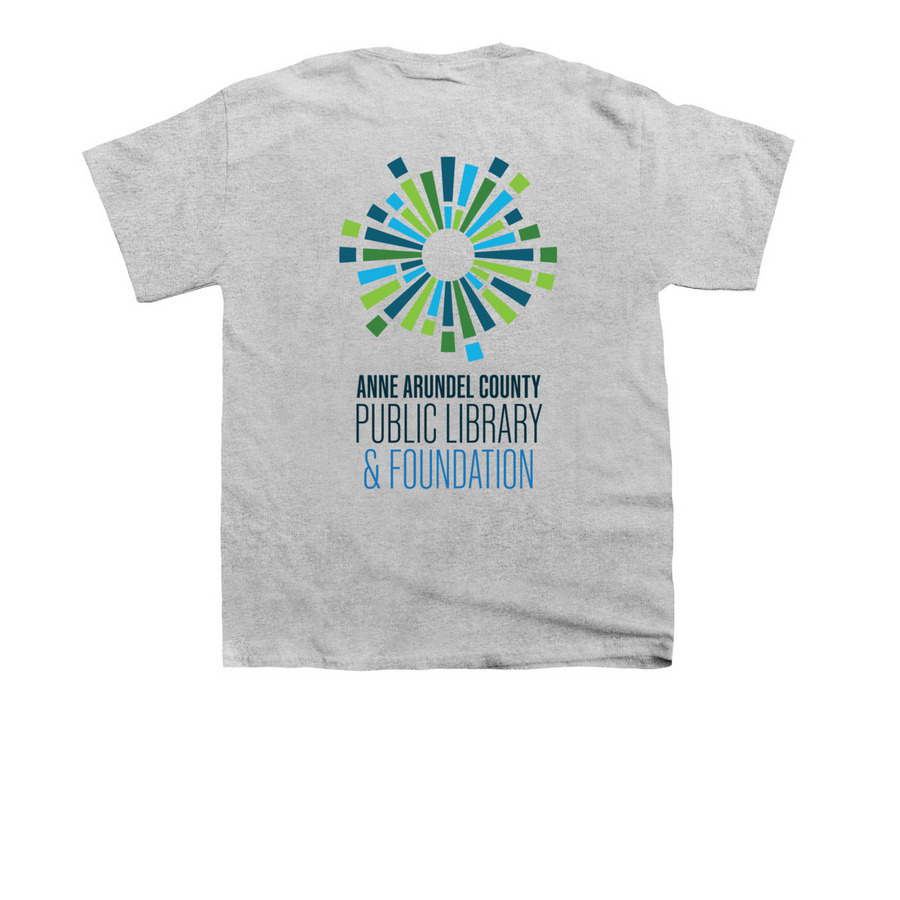 AACPL Logo Apparel, a Sport Grey Youth Unisex Tee (back-view)