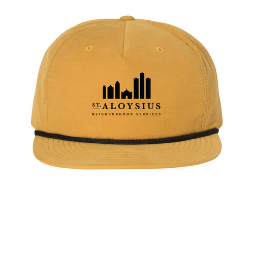 Neighborhood Services Hats, a Biscuit/ Black Printed Umpqua Snapback Cap