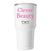 Clever Tumbler, a White Insulated Tumbler