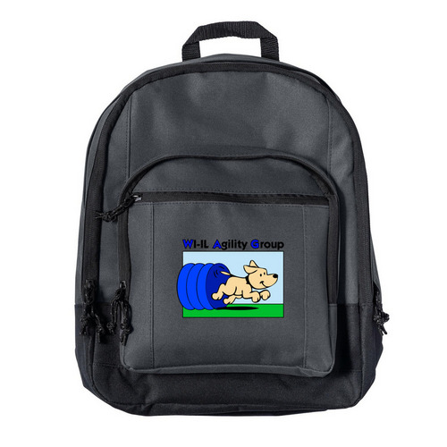 Backpack - Full Color Logo, a Dark Charcoal Everyday Backpack