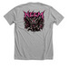 Hauntymon collection owl, a Athletic Heather Premium Unisex Tee (back-view)
