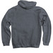HoneyRock Basic Hoodie, a Dark Heather Pullover Hoodie (back-view)