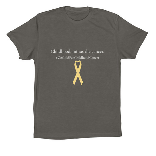 Childhood, minus the cancer, a Asphalt Premium Cotton Tee