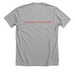 You're Not Alone&nbsp;, a Athletic Heather Premium Unisex Tee (back-view)