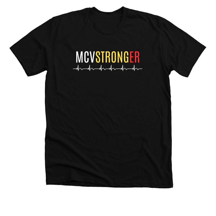 STRONGER Premium T, a Solid Black Blend Premium Unisex Tee