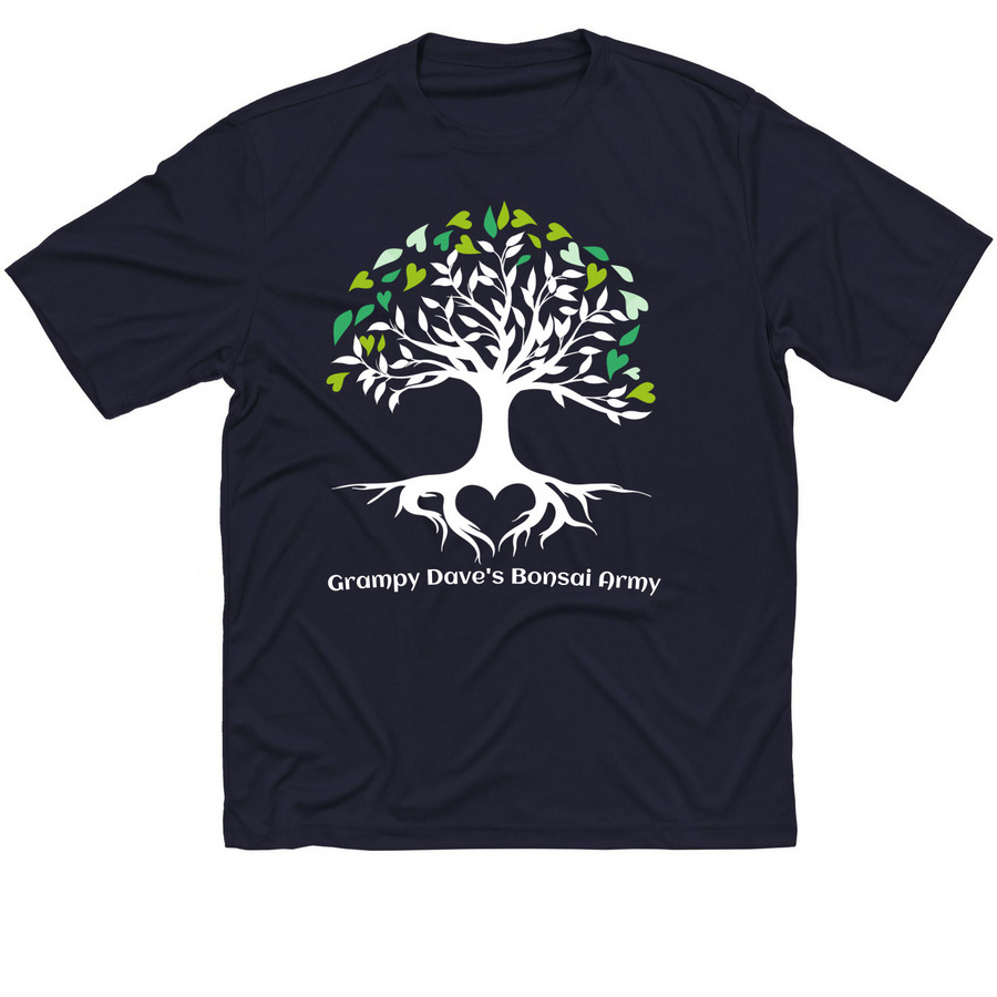 Grampy Dave's Bonsai Army, a True Navy Classic Performance Tee