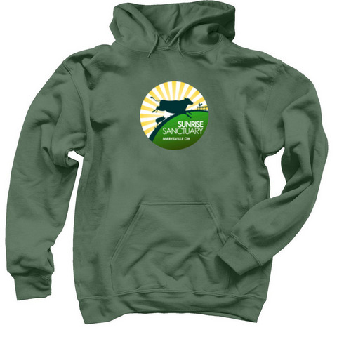 Classic Logo Hoodies & Sweatshirts, a Military Green Pullover Hoodie