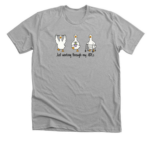 ADL Goose, a Athletic Heather Premium Unisex Tee