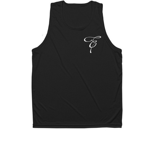 "Train Elite. Be Elite" Dry Fit Apparel, a Black Unisex Performance Tank