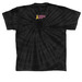 Ray of Fight | Adult & Youth Styles, a Black Classic Tie Dye Tee (back-view)
