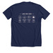 CLYC Power Fleet 2026, a Solid Navy Blend Premium Unisex Tee (back-view)