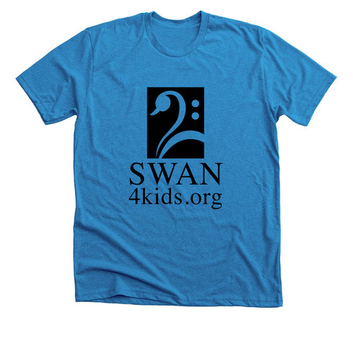 SWAN 4 Kids | Advocate Apparel, a Neon Blue Premium Unisex Tee