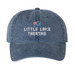 Baseball Cap, a Navy Printed Pigment Dye Baseball Cap