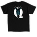 Zebra Stamp, a Black Classic Unisex Tee (back-view)