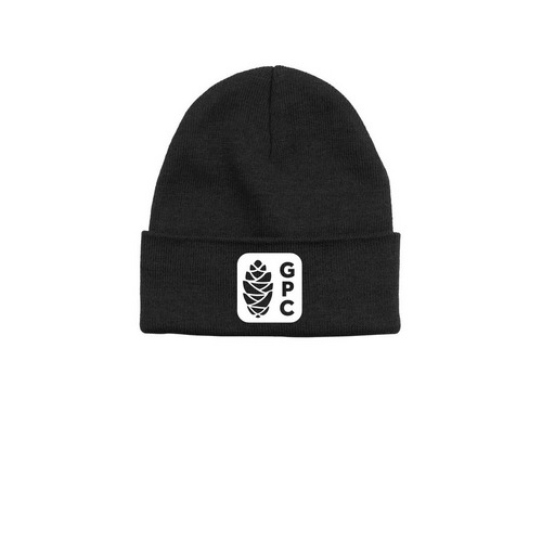 Beanie, a Black Printed Base Camp Beanie