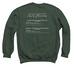 Torchlight Season 2026: Heroes and Villains, a Forest Crewneck Sweatshirt (back-view)