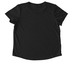 Making History, a Space Black Allmade Eco Triblend Women?s Scoop Neck Tee (back-view)