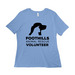 Women's Cut Shirts - All Kinds Black Logo, a Carolina Blue Women?s Relaxed Cotton Tee
