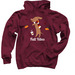 Fall Vibes & Dachshunds, a Maroon Pullover Hoodie