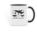 ACS Flukes mug, a Black Two-Tone Ceramic Mug
