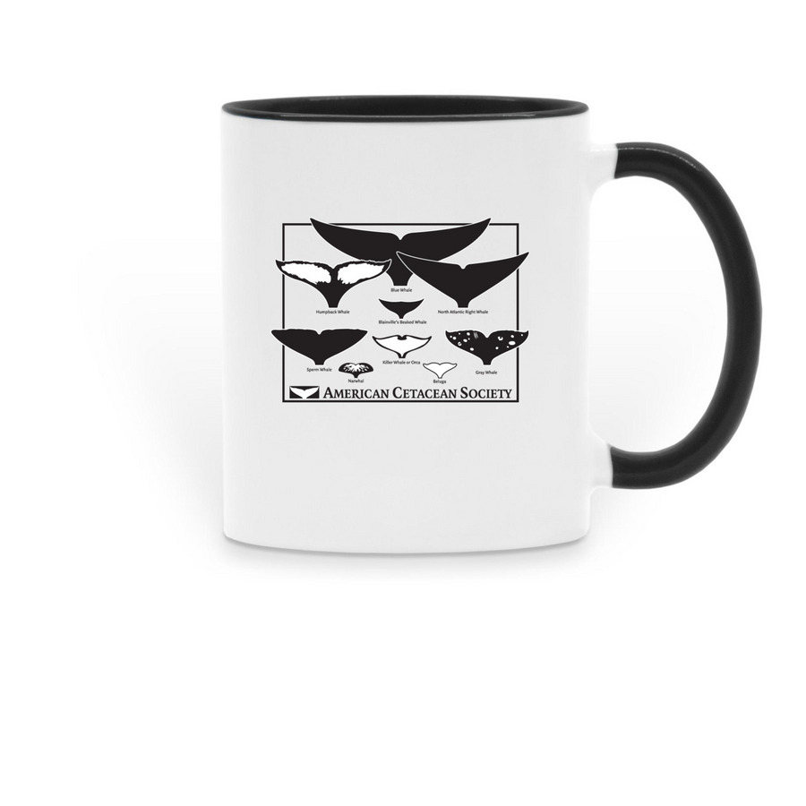 ACS Flukes mug, a Black Two-Tone Ceramic Mug