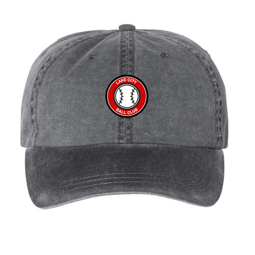 Did you hear the joke about the pop up?, a Black Printed Pigment Dye Baseball Cap