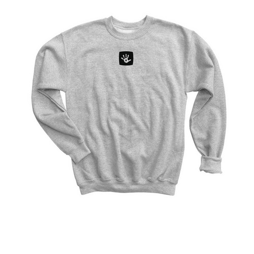 Youth Created with Purpose Crewneck - Grey, a Sport Grey Youth Crewneck Sweatshirt