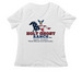 NEW, a White Women's Relaxed V-Neck Tee