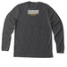 Support Midwest Founders, a Dark Grey Heather Premium Long Sleeve Tee (back-view)