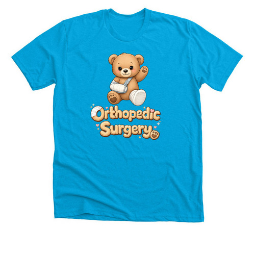 Le Bonheur : Bear-y Strong&nbsp;, a Neon Blue Premium Unisex Tee