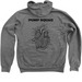 Pump Squad, a Deep Heather Zip Up Hoodie (back-view)