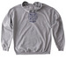 Girls Rugby Light Sweatshirts, a Sport Grey Gildan Softstyle Pullover Hoodie (back-view)