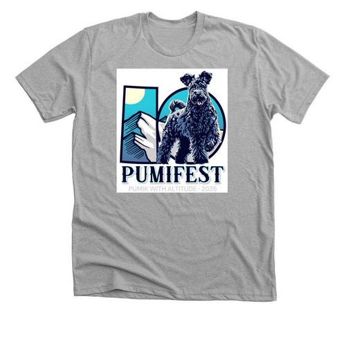 Large Logo Items, a Athletic Heather Premium Unisex Tee