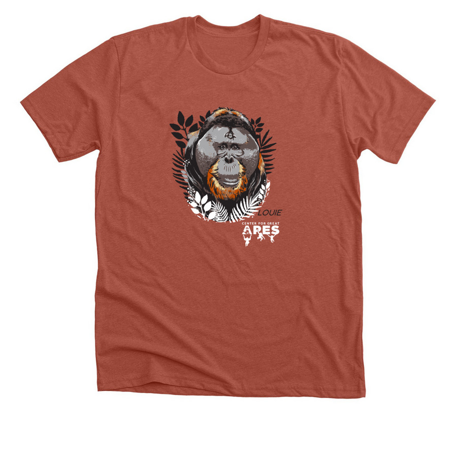 Louie, a Heather Clay Premium Unisex Tee