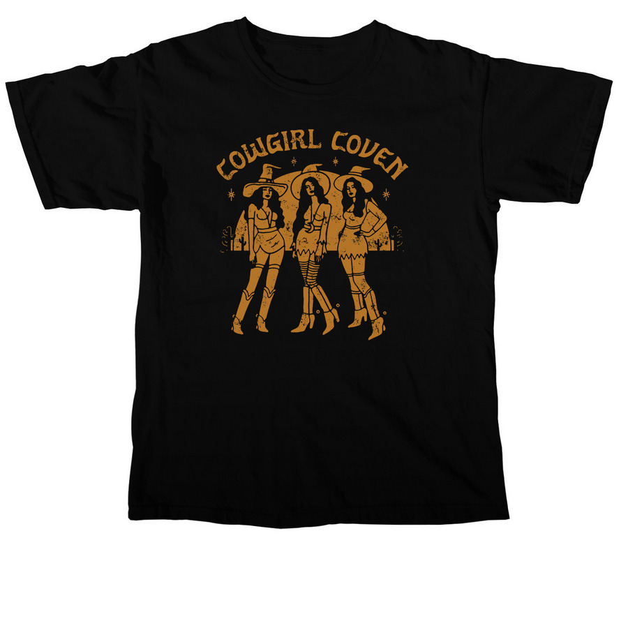 Cowgirl Coven, a Black Comfort Colors Unisex Tee