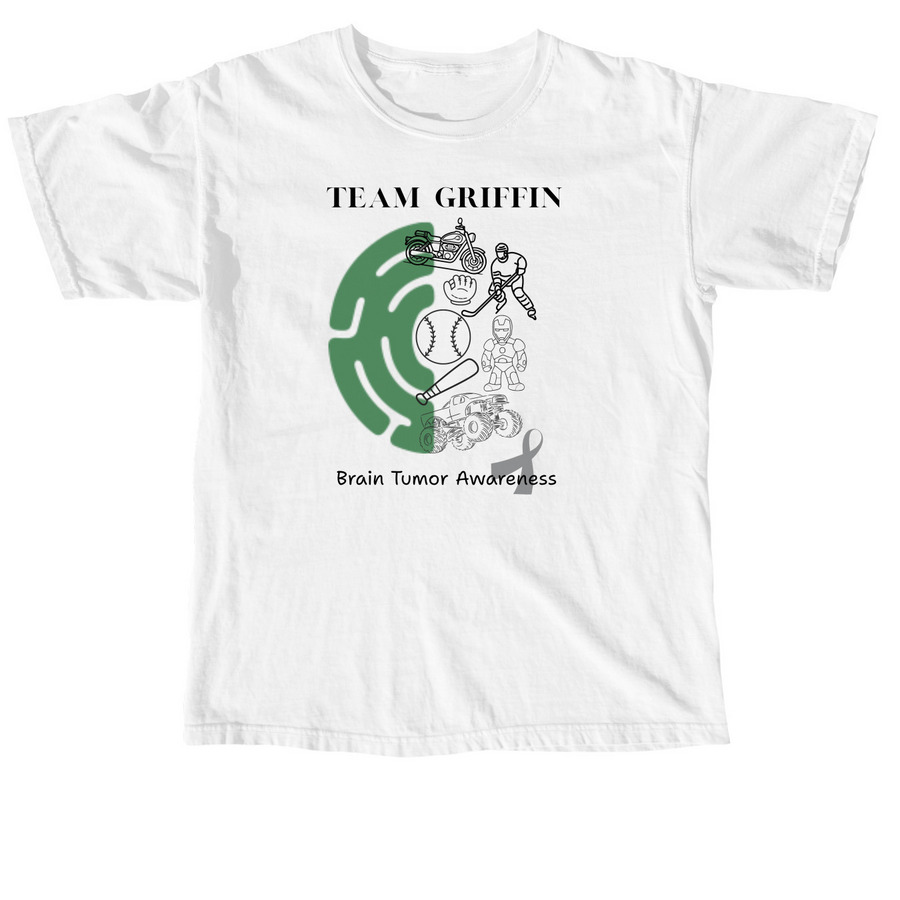 Team Griffin, a White Comfort Colors Unisex Tee