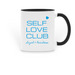 Pour Into Yourself, a Black Two-Tone Ceramic Mug
