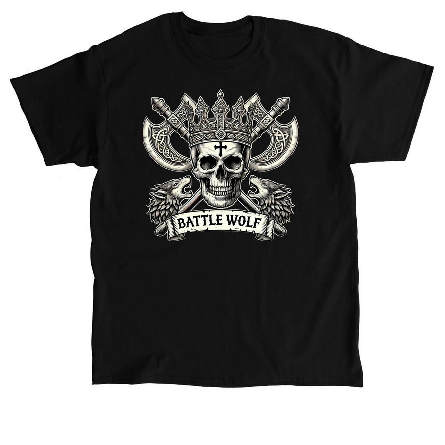 Battle Wolf Shirt '25, a Black Classic Unisex Tee