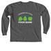 I Support My Local Food Bank, a Pepper Comfort Colors Long Sleeve Tee