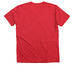 It?s a Great Day to Rescue, a Heather Red Premium V-Neck Tee (back-view)