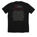 2026 Tragedy & Comedy Summer Seminar, a Solid Black Blend Premium Unisex Tee (back-view)