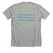 GECO Homeschool T-shirts, a Athletic Heather Premium Unisex Tee (back-view)